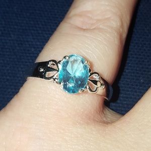 Aquamarine filigree